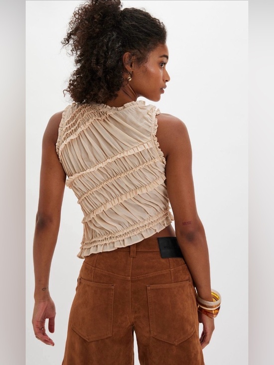 Pink Sands Smocked Top NWOT pink sand - Picture 4 of 7